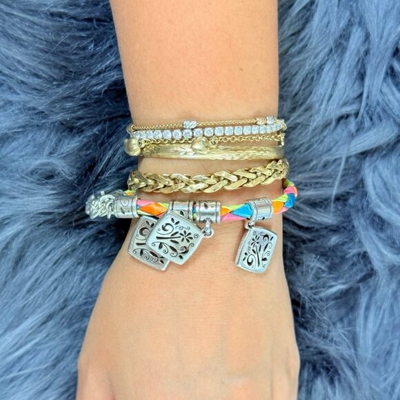 Brighton Colorful Leather Charm Bracelet - Picture 4 of 4